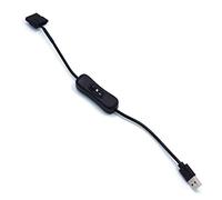 JTQYFI USB To 3-Pin / 4-Pin PWM 5V CPU For Case Fan Connector Power Adapter Cable With ON/Off Toggle 30cm / 11.8inch