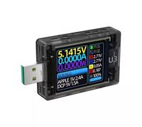 JTQYFI USB Voltages Meter Power Capacity Fast Charging Protocols Tester Quantity Meter Current Tester Detector Volmeter