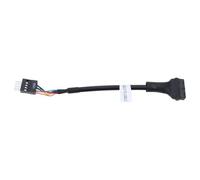 JTQYFI USB3.0 To USB 2.0 Motherboards Connectors Cable 19/20Pin To 9 Pin For Front Panel Use