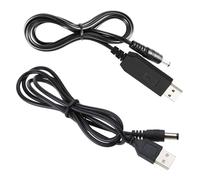 JTQYFI WiFi To Powerbank Cable Connector DC5V To 12V USB Cable Step Up Converter For WIFI Router Fan USB Converter