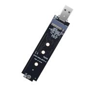 JTQYFI Zincs Alloy HDDs Enclosure USB 3.2 10Gbps Adapters Supports 2TB NVMe B+M Key HDDs Including Tool