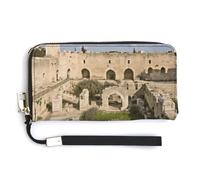 JTREHY Israel at The Tower of David Long Wallet Multi-card Slot Zipper Wallet Large Capacity Fashion Purse Clutch Billfold