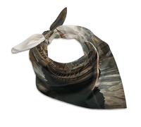 JTREHY Square Headscarf,Old Viking Boat Printed Multi-purpose Headband Hair Scarf Imitation Silk Soft Handkerchief 25 * 25 IN Scarf Headwear for Men And Women, Old Viking Boat, 25*25 IN