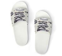JTREWBV Summer Slippers for Women And Men Cute Raccoon Print PVC Home Slippers Shower Shoes Bathroom Sandals, Non-Slip, Easy to Clean