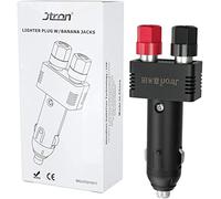 Jtron Cigarette Lighter Plug 12 V 10 A Car Cigarette Lighter Socket with Power Cable for Attaching the Black Power Cord for the Inverter