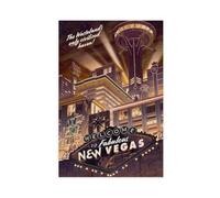 JTRWCQ Fallout New Vegas Stalwart Video Game Art Poster Gaming Room Gamer Gift Vintage Boys Room Decor 4 Canvas Poster Bedroom Decor Landscape Office Room Decor Gift 16x24inch(40x60cm)