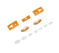 JtrWeC LED Light Cover Fit For RC Plane Model 90mm Ares 3D EDF Jet(Yellow)