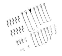 JtrWeC Pushrods Fit For V2 Twin 80mm RC Plane Jet A10 A-10