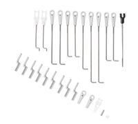 JtrWeC Pushrods Steel Wires Fit For RC Plane Model 90mm Ares 3D EDF Jet