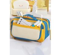 JTRWUIVZD Large Capacity Portable 9-Layer Comparative Pencil case, Universal and Simple Multi-Layer Stationery Bag