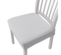 JTRWUIVZD Solid Color Elastic Jacquard Chair Cover for Home and Hotel Use