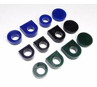 JTS Carving Wax Ring Tube Assortment - Jewelry Earring Modeling Wax 12 Pcs Pre-Cut Tubes & Blanks - 3 Grades