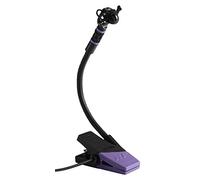 JTS CX-508 Electret Instrument Microphone for Wind Instruments, Gooseneck Microphone for Easy Mounting, Instrument Amplifier with Transport Box and Windshield (Black)
