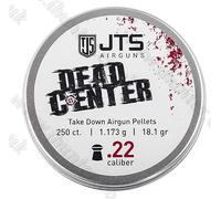 JTS Dead Center - Domed .22/5.5mm 18.10gr Air Gun Pellets (Qty 250)