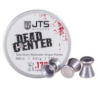 JTS Dead Center Flat Wadcutter Pellets [.177][7.87gr][500 Tin]