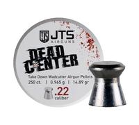 JTS Dead Center Flat Wadcutter Pellets [.22][14.89gr][250 Tin]