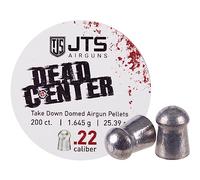 JTS Dead Center Heavy Domed .22 Air Gun Airgun Pellets 200 Tin 25.39gr