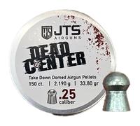 JTS Dead Center Heavy Domed .25 Air Gun Airgun Pellets 150 Tin 33.80gr