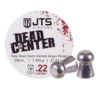 JTS Dead Center Heavy Semi Domed Pellets [.22][21.53gr][250 Tin]