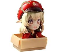 jtsgwop 11.5cm/4.52 inches Genshin Impact Klee Hu Tao PVC Collectible Game Action Figure PVC, Multicolor (Color : Black)