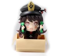 jtsgwop 11.5cm/4.52 inches Genshin Impact Klee Hu Tao PVC Collectible Game Action Figure PVC, Multicolor (Color : Black)