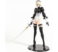 jtsgwop Anime Girl Figure 24CM Anime Action Figure Lower Limb NieR:Automata 2B Yorha No.2 Type B Replaceable Head Girl PVC Collection Figures Doll Gift Adult Toy Models Decorations