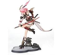 jtsgwop Anime Girl Figure 26.5CM Anime Girl Collapse 3 Yae True Flame Fortune Soul Two-dimensional PVC Character Model Action Figure Ornaments Adults Toy Collectible Doll Gift Handmade Statue De