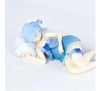 jtsgwop Anime Girl Figure Deluxe Version Japanese Anime Re: Life in A Different World to Zero Rem Sleeping Position Beautiful Girl Ver. Adult Toy Ornament Gift Statue Action Figure Gift
