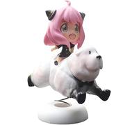 jtsgwop Anya with Bond Forger Action Figures Set, Cartoon PVC Statue Anime Figure Model Desktop Collection Decoration Gift 3.5" (A)