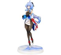 jtsgwop Ganyu Cartoon Game PVC Action Figure Statues Model Butterfly Ganyu Anime Character Collection Cake Topper Decoration (C 28CM)