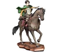 jtsgwop Gigsja Ackerman Captain Horseback Riding Anime Figure Statues PVC Action Figures Model Toy Collection Decorations Gift 7.5''