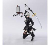 jtsgwop HSB 15CM Limited Edition Japanese Anime NieR Automata 2b Yorha Girl PVC Adult Statue Toy Collection Model Ornament Decoration Doll Gift with Accessories and Movable Joints Premium Version