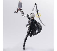 jtsgwop New Detachable 14CM NieR Automata Yorha No. 2 Type B 2B Fighting Action Figure PVC Toys Collection Doll Anime Cartoon Model Doll Desktop Decoration