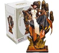 jtsgwop Zhongli Rock Emperor PVC Anime Figure Cartoon Game Character Figurine Model Statue Zhongli Action Figure Collectible Decoration Craft Gift (C 26cm)