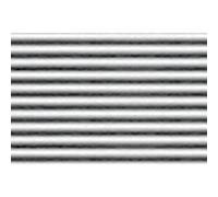 JTT Scenery Products Plastic Pattern Sheets: Corrugated Siding, 6.8mm