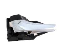 JTWMTY Car Interior Door Handle Cover Decorative Accessories Chrome Smooth Black for Highlander 2014 Exact Fit Original Mounting Holes(Chrome Left)
