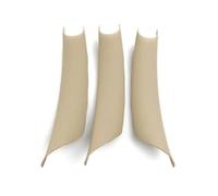 JTWMTY Car Parts Inner Door Handle Decorative Cover Auto Suitable for BMW X5 X6 E70 E71 2007-2013 F15 F16 14-18(LHD Beige)