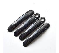 JTWMTY Interior Carbon Fiber Door Handle Cover Decorative Stickers Car Accessories for SEAT for Leon MK1 1M 1999-2004(Style 2)