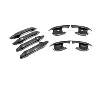 JTWMTY Interior Lhd Carbon Fiber Chrome Door Handle Cover Decorative Stickers Accessories for Kia for Sportage 2023 2024 2025(Style 5)