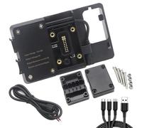 JTWMTY Motorcycle Front Phone Stand Holder Smartphone GPS Navigaton Plate Bracket For NC 750D NC750 D navigators(Color1)