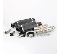 JTWMTY Sporty fashionable design Motorcycle Exhaust For Kawasaki Z1000 Z1000SX For Ninja 1000 2010-2020 Exhaust Pipe Mid Pipe Slip On 51mm Muffler(Style 8)