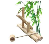 JTWWDM Bamboo Feng Shui Water Fountain Garden Decoration, Bamboo Waterfeature Landscape Kits With Pump for Indoor Outdoor Courtyard Backyard Lawn