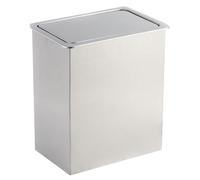 JTWWDM Square Flush Recessed Waste Bin, Kitchen Countertop Built-In Trash Can Flap, Worktop Waste Paper Basket, Hidden Embedded Trash Bin Kitchen Waste Containers,Big B