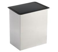 JTWWDM Square Flush Recessed Waste Bin, Kitchen Countertop Built-In Trash Can Flap, Worktop Waste Paper Basket, Hidden Embedded Trash Bin Kitchen Waste Containers,Big C