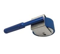 JTWWDM Standard Manual Roller Adhesive Test Tool, 2KG Industrial Hand Rubber Press Wheel, Adhesion Tester Rolling Wheel for Vinyl Flooring Wallpaper Carpet