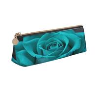 JTXSFYZPB Pretty Rose - Pencil Case Leather Pencil Pouch Portable Stationery Organizer Box Printed Small Pen Holder with Zipper for Kid Girls Boys Women Men
