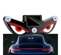 JTYEBY Solar Demon Eye LED Car Window Light, Suction Cup Dynamic LED Car Eyes, Vibration Induction Ambient Lighting, Solar and USB Power,for Windshield, Parties, Store, Bars (Black,13.5 * 4.5cm)