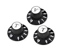 JTYUERWQ 3Pcs Electric Guitar Knobs Guitar Potentiometer Control Knobs 6mm Rotary Shaft Guitar Parts