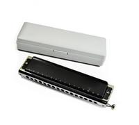 JTYUERWQ Beginners harmonica Professional Chromatic Harmonica 16 Holes Black Color 16 Hole 64 Tone