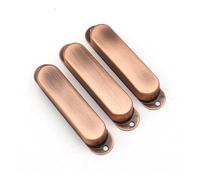 JTYUERWQ Electric Guitar Closed Single Coil Pickup Cover Pickups Cover ST Metal Sealed Single Coil Pickup Outer Shell 5 Color Guitar Parts(3 Red copper)
